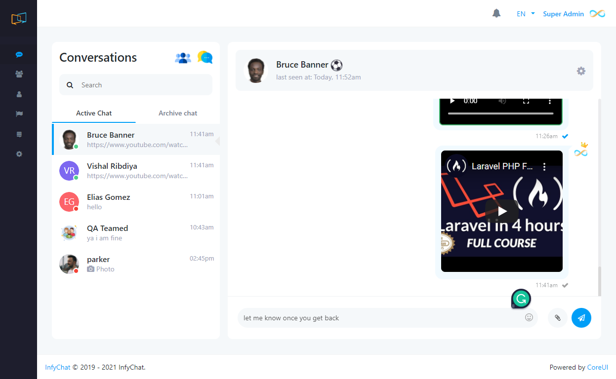 Chat Features